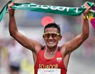 Brian Pintado se alzó este sábado con el triunfo en la prueba de los 20 kilómetros marcha del Gran Premio de Rio Maior (Portugal), tercera prueba del circuito mundial oro.