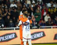 Los jugadores de Liga de Quito celebran su paso a la final de la Copa Ecuador