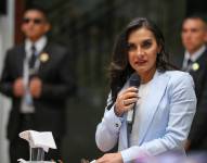 La vicepresidenta de Ecuador, Verónica Abad, en una foto de archivo.