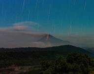 Fotografía de archivo del volcán Sangay.