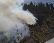 25 de septiembre del 2024 Zonas afectadas por los graves incendios en Quito.