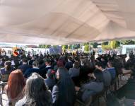 Los estudiantes durante la ceremonia de inicio de clases del periodo 2022-2023.