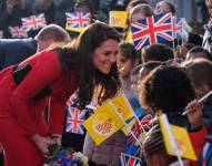 La Princesa de Gales, Kate Middleton, en un evento en Inglaterra.