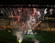 Imagen de archivo de la Noche Amarilla 2022, donde la figura invitada fue el argentino Carlos Tévez.