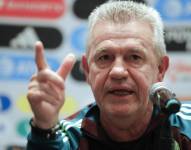 El entrenador de la selección mexicana de fútbol, Javier Aguirre, habló durante una conferencia de prensa, sobre el amistoso ante Ecuador, en la ciudad de Guadalajara.