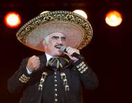 El cantante mexicano Vicente Fernández, en una fotografía de archivo. EFE/Fernando Aceves