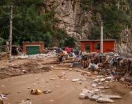 Visualización de los daños causados por las fuertes lluvias en China