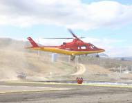 La nueva helibase de El Inga.