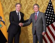 Antony Blinken ratificó cooperación de EE.UU. a Ecuador en temas como seguridad y comercio