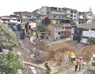 El pasado 15 de diciembre un socavón de gran magnitud destruyó varias viviendas ubicadas en el casco urbano de Zaruma.