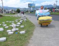 Recorrido por la Panamericana entre los cantones de Antonio Ante, Cotacachi y Otavalo para evidenciar las secuelas del paro.