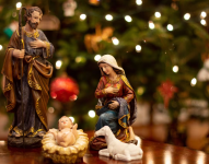 Foto referencial a pesebre navideño.