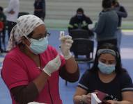 Imagen de archivo de una jornada de vacunación en Cuenca.