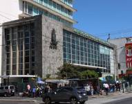 Edifico de la caja del Seguro, IESS, ubicado en la avenida 10 de agosto.