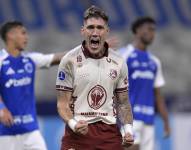 Bryan Bentaberry anotó el gol de la victoria de Mushuc Runa en su visita al Cruzeiro en Belo Horizonte, por la Copa Sudamericana.