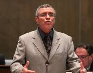 Fausto Cobo durante una comparecencia en la Asamblea.