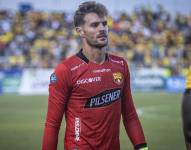 El portero Javier Burrai en un partido con Barcelona SC