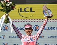 Richard Carapaz, el rey de la montaña en el Tour de Francia.