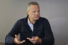 El presidente de Leones FC, Esteban Paz