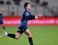 Matías Galarza Fonda celebra su col con Paraguay contra Perú por las Eliminatorias Sudamericanas