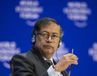Gustavo Petro en el foro de Davos
