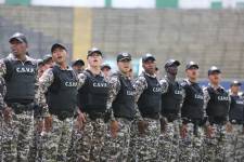 La graduación de agentes penitenciarios en Quito.