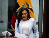 Imagen de archivo de Verónica Abad, vicepresidenta de la República.