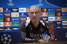 Luis Enrique, DT del PSG.