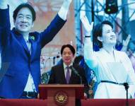 El presidente de Taiwán, William Lai, en una rueda de prensa desde el Palacio Presidencial de Taipéi