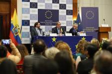 En los próximos días se unirá una delegación de diputados del Parlamento Europeo, así como diplomáticos de embajadas europeas acreditados en Ecuador.
