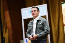 Daniel Noboa durante un evento.