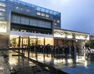 Foto de la fachada del edificio de la Asamblea Nacional.