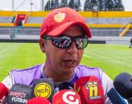 Juan Pablo Buch habló del duelo entre Aucas y Emelec.