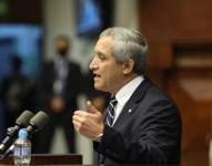 Imagen de Patricio Carrillo durante una comparecencia en la Asamblea Nacional, el 18 de mayo del 2022.