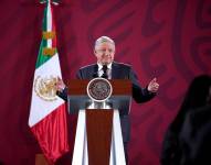 Andrés Manuel López Obrador en rueda de prensa matutina