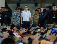 José Jeri frente a un operativo penal Castro Castro junto a la Policía Nacional, el Ministerio Público y el INPE.