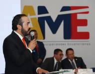 Patricio Maldonado, presidente de la AME, en una fotografía de abril de 2024.