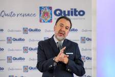Pabel Muñoz, alcalde de Quito.