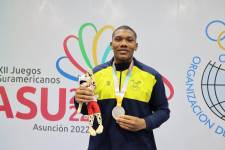 Gerlon Congo, boxeador, será el primer ecuatoriano en participar en los Juegos Panamericanos.