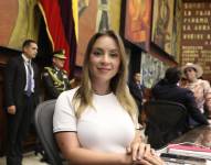 Mishel Andrea Mancheno Dávila es de la Comisión Permanente de Desarrollo Económico.