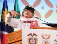 Imagen de Gustavo Petro, presidente de Colombia, en la Organización de Naciones Unidas (ONU).