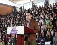 Daniel Noboa Azín, de 36 años, fue presidente de la República desde el 23 de noviembre de 2023.