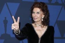 Imagen de archivo de la actriz italiana Sophia Loren.