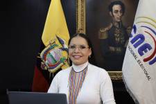 Diana Atamaint, presidenta del Consejo Nacional Electroal