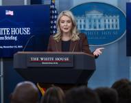 La portavoz de la Casa Blanca, Karoline Leavitt.