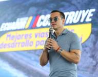 Imagen de archivo del presidente Daniel Noboa.