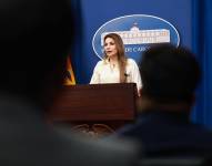 Carolina Jaramillo en rueda de prensa del 25 de agosto de 2025.