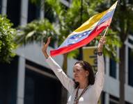 La líder opositora venezolana, María Corina Machado