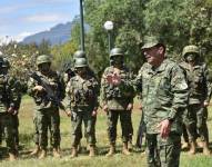 El general Henry Delgado cuando era director de la ESMIL.