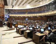 Pleno de la Asamblea Nacional durante el debate de las reformas al COIP
